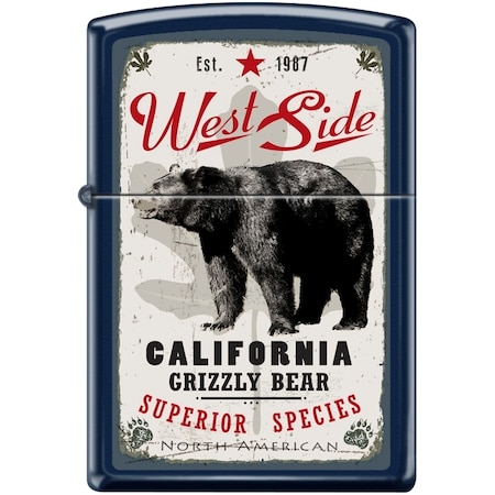 Zippo 2024 Zippo Custom West Side Navy Matte ZIP-239CI403624